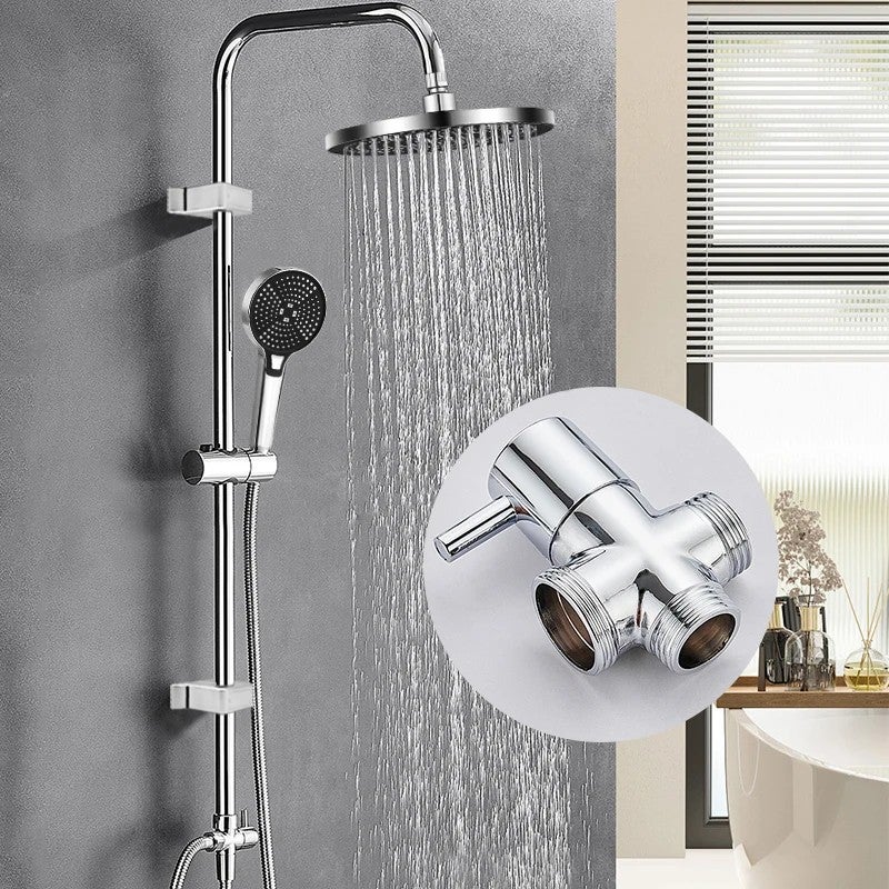 Bluejw Home Use Separate Sanitary Ware Suite Shower Head & Handheld Shower Set - Pressure Boosting Bathing Device for Relaxing Showers - Image 2